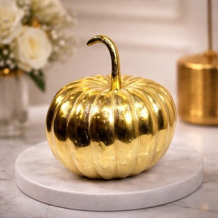 تحفة يقطين 22سم نحاس هندي 88937 %ه6